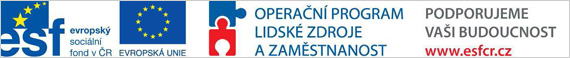 Loga - ESF, ESFCR, EU Loga - ESF, ESFCR, EU
