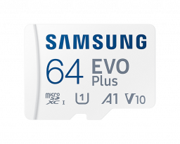Paměťová karta Samsung micro SDXC 64GB EVO Plus, bílá