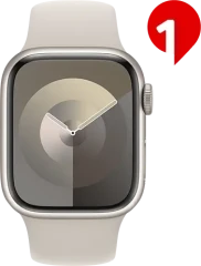 Apple Watch Series 9 GPS+Cell 41mm, hvězdně bílá