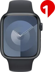 Apple Watch Series 9 GPS+Cell 45mm, temně inkoustová B-M/L