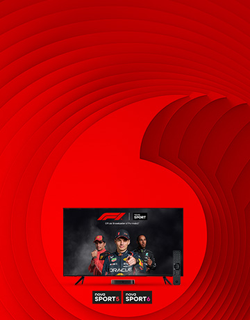 Banner pro Formule 1 ve Vodafone TV