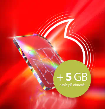 Vodafone Prepaid Card s 5 GB dat