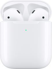 Sluchátka Apple AirPods (2019) s bezdrátovým nabíjením bílá