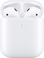 Sluchátka Apple AirPods (2019) s drátovým nabíjením, bílá