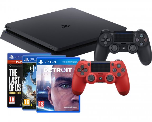 Sony PlayStation 4 slim 500GB+3 hry a ovladač new