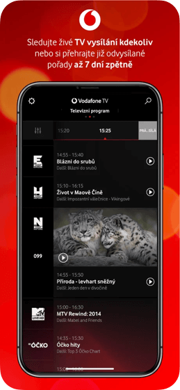 Chytrá televize - Vodafone.cz