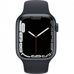 Hodinky Apple Watch Series 7 GPS - 41mm, Midnight Aluminium Case, Midnight Sport Band