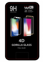 Ochranné sklo 4D Full Glue Samsung Galaxy S22 (černá)