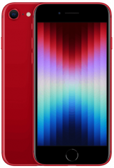 Apple iPhone SE 64 GB 2022, červená