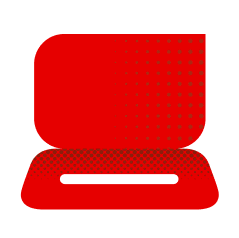 Internet v notebooku ikona