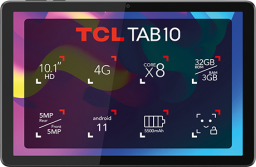 TCL TAB 10 4G, šedá