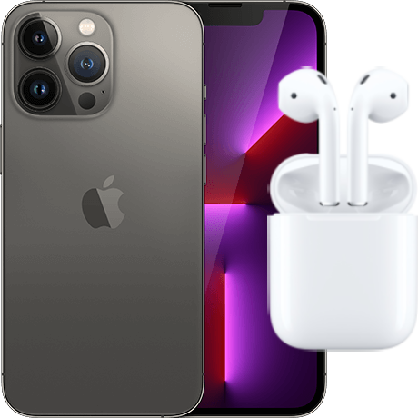 Telefon Apple iPhone 13 Pro 256 GB + AirPods 2019 - Vodafone.cz