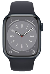 Apple Watch series 8 GPS - 41 mm, midnight/midnight sport band