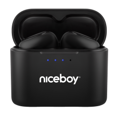 Sluchátka Niceboy HIVE Podsie 3 (černá)