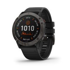 Hodinky Garmin Fenix 6X PRO Solar, Titanium Gray DLC