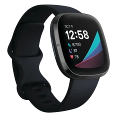 Hodinky Fitbit Sense, černá