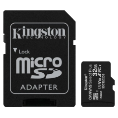 Paměťová karta 32GB microSDHC Kingston, černá