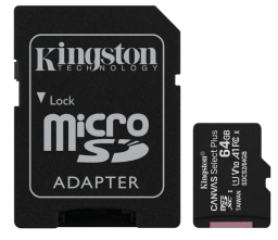 Paměťová karta 64GB microSDXC Kingston, černá
