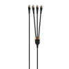 Datový kabel 3v1 Type-C - Type-C/Lightning/Micro 100W