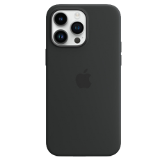Silikonový kryt s MagSafe iPhone 14 Pro Max, černá