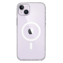 Pouzdro Comfort Magnet iPhone 14 Plus, průhledná