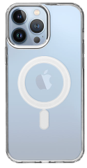 Pouzdro Comfort Magnet iPhone 13 Pro, průhledná
