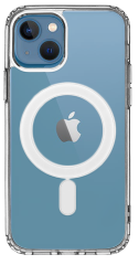 Pouzdro Comfort Magnet iPhone 13, průhledná