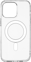 Pouzdro Comfort Magnet iPhone 15 Pro, průhledná