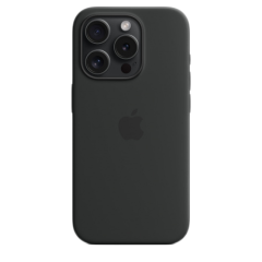 Silikonový kryt s MagSafe iPhone 15 Pro, černá