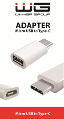 Adaptér Micro USB to Type C, bílá