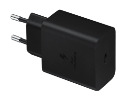 Síťová nabíječka Samsung Fast Charge 45W + kabel USB-C, černá