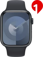 Apple Watch Series 9 GPS+Cell 45mm stříbrná - bouřkově modrá