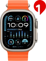 Apple Watch Ultra 2 GPS+Cell 49mm přírodní titan - oranžová