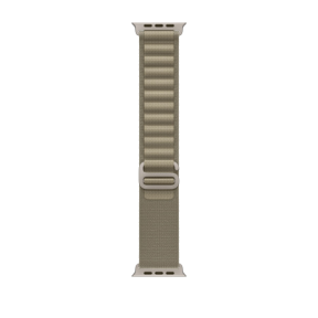 Řemínek Apple Watch 49mm Olive Alpine Loop – M