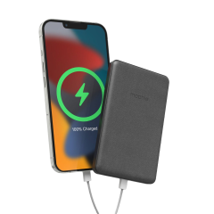 Powerbanka Mophie snap+ Juicepack mini 5 000 mAh, černá