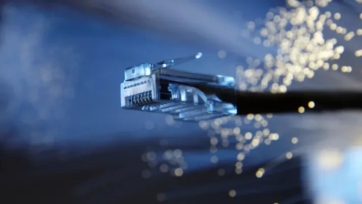 Optický internet - průřez kabelu
