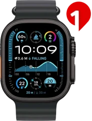 Apple Watch Ultra 2 (2024) GPS+Cell 49mm, černý titan - černý