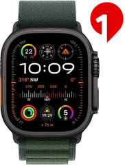 Apple Watch Ultra 2 (2024) GPS+Cell 49mm, černý titan - tmavě zelený