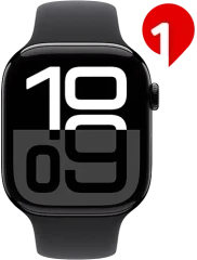 Apple Watch Series 10 GPS + Cell 46mm, klavírní černá B-M/L