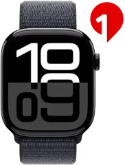 Apple Watch Series 10 GPS + Cell 46mm, klavírní černá Ink L
