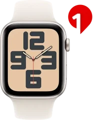 Apple Watch SE (2024) GPS+Cell 44mm, hvězdně bílá