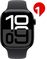Apple Watch Series 10 GPS + Cell 42mm, klavírní černá