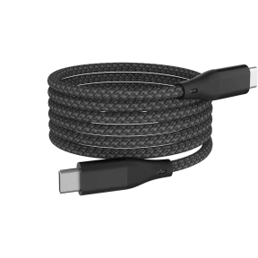 Datový kabel 60W magnetický samonavíjecí Type-C - Type-C 1m
