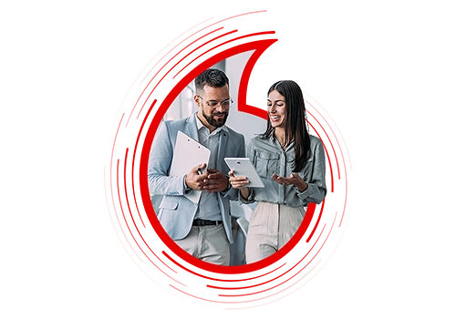 Ukázka mobilní aplikace Vodafone s nastavením roamingu