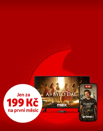 Banner pro Sledujte Vodafone TV+ plnou zábavy