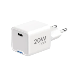 Síťová nabíječka GaN 20W 1xUSB-C bílá