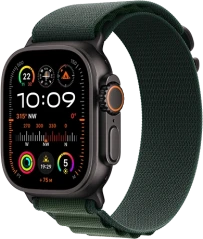 Apple Watch Ultra 2 (2024) GPS+Cell 49mm černý titan - tmavě zelený