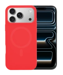 Pouzdro Liquid Frame Magnet iPhone 17 Pro červená