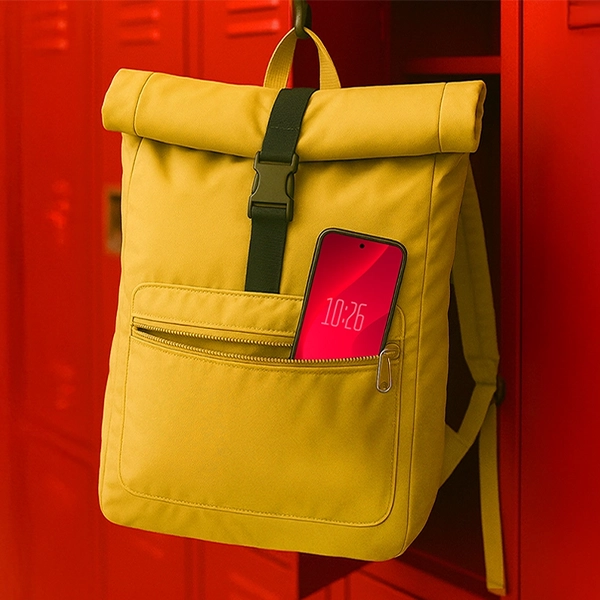 Osoba držící chytrý telefon s hashtagem #jetovtobě.