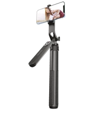 Selfie tyč WG7 s bluetooth, tripodem a GoPro stojanem černá